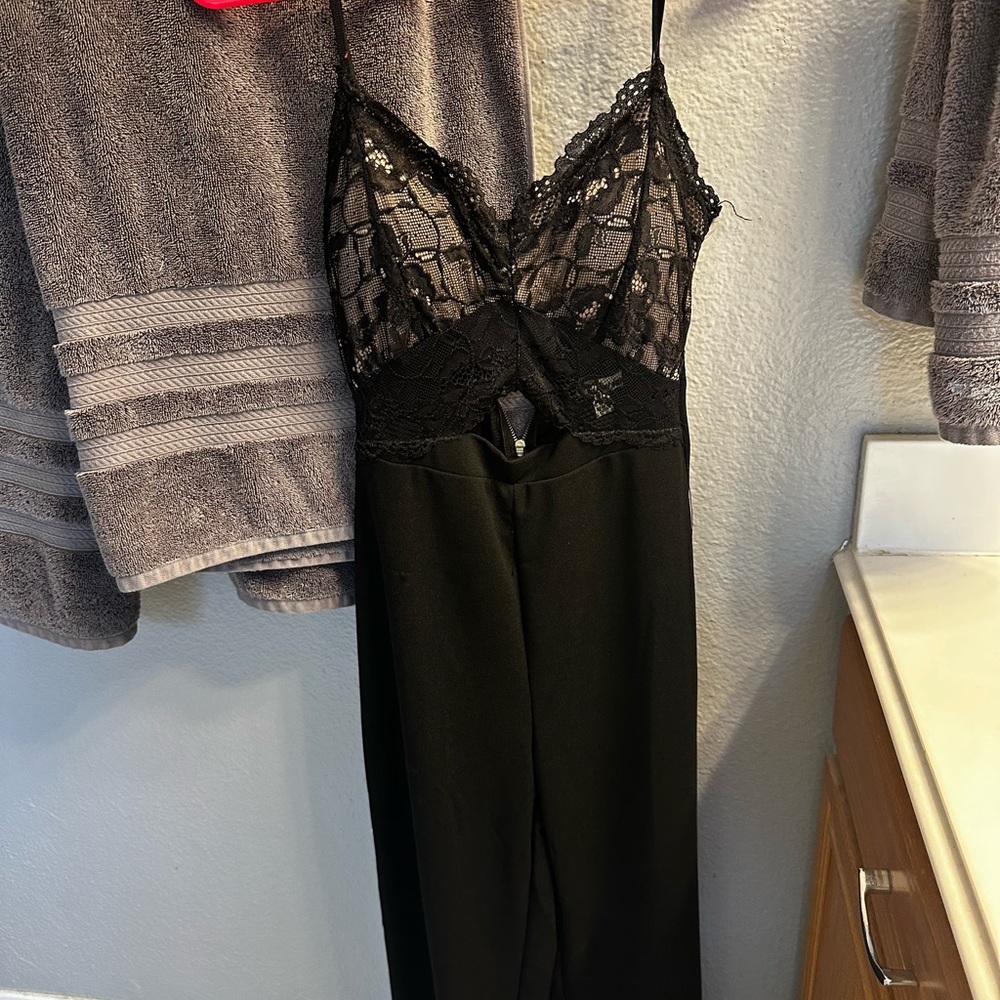 Black jumpsuit
